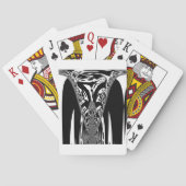 Verbazingwekkende Afrikaanse Abstracte kunst Print Speelkaarten (Achterkant)