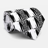 Verbazingwekkende Afrikaanse Abstracte kunst Print Stropdas (Opgerold)