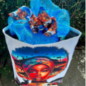 Verbazingwekkende Afrikaanse schoonheid Tote Bag