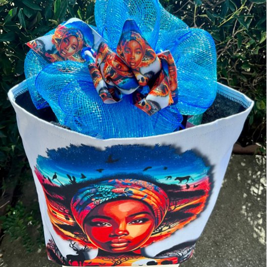 Verbazingwekkende Afrikaanse schoonheid Tote Bag