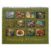 Verbazingwekkende AI Bloemen Kalender (Hoes)