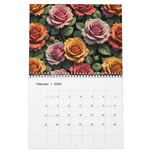 Verbazingwekkende AI Bloemen Kalender