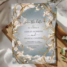 Verbazingwekkende Art Nouveau Gouden Bloemen Save