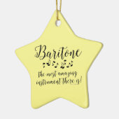 Verbazingwekkende Bariton Keramisch Ornament (Links)