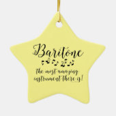 Verbazingwekkende Bariton Keramisch Ornament (Achterkant)