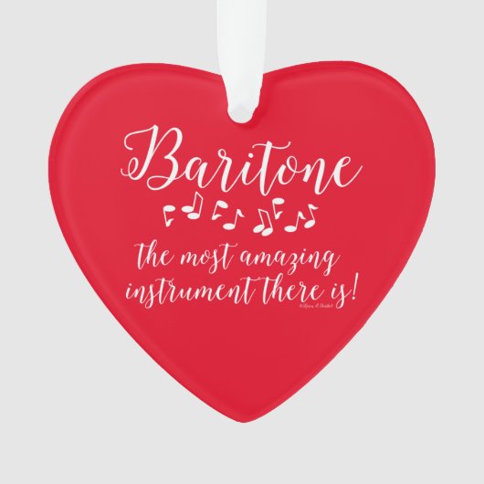 Verbazingwekkende Bariton Ornament (voorkant)