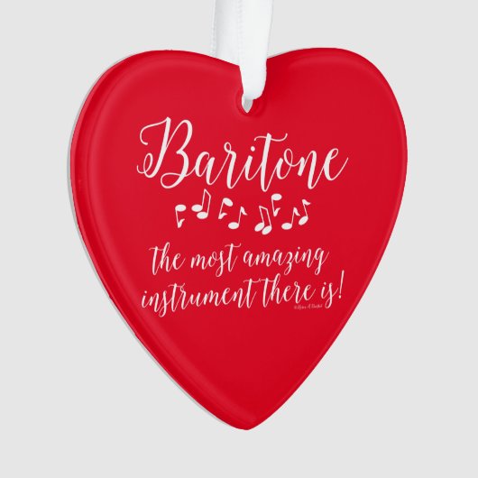 Verbazingwekkende Bariton Ornament (voorkant)