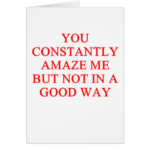 verbazingwekkende belediging