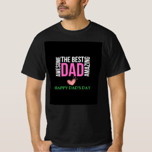 Verbazingwekkende Beste Geweldige Vaders Dag Custo T-shirt