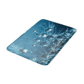 verbazingwekkende blauwe waterdruppels badmat (Gekanteld)