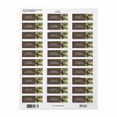 Verbazingwekkende boomkor op vertakking etiket (Full Sheet)