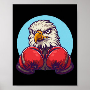 Verbazingwekkende Boxing Eagle kostuum met koele h Poster