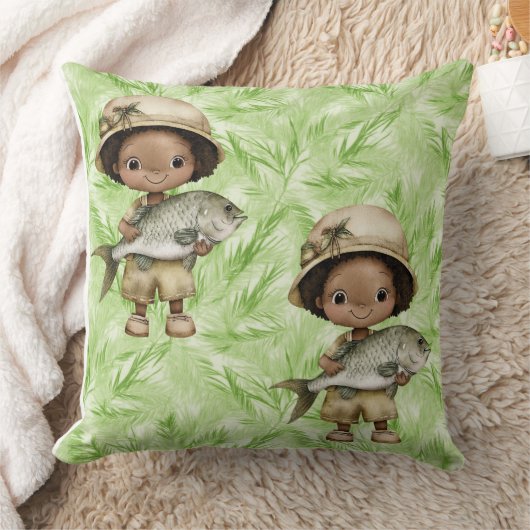 Verbazingwekkende broden en vissen Cotton Sierkuss Kussen (Deken)