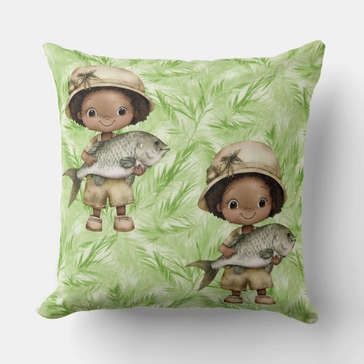 Verbazingwekkende broden en vissen Cotton Sierkuss Kussen (Voorkant)