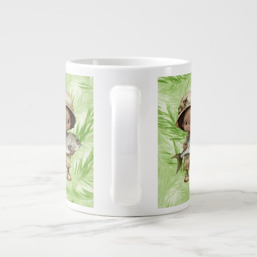 Verbazingwekkende Broden en Vissen Reuzen Latte Mo Grote Koffiekop (Achterkant)