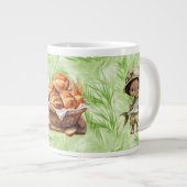 Verbazingwekkende Broden en Vissen Reuzen Latte Mo Grote Koffiekop (Voorkant rechts)