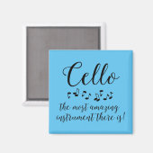Verbazingwekkende cello magneet (Voorkant / Achterkant)