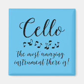 Verbazingwekkende cello magneet (Voorkant)