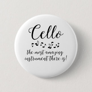 Verbazingwekkende cello ronde button 5,7 cm