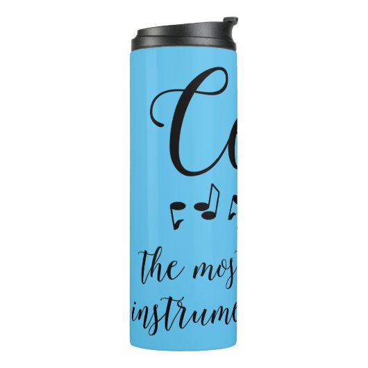 Verbazingwekkende cello thermosbeker (Gedraaid links)