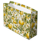 Verbazingwekkende citroen geschenkzak groot cadeauzakje (Achterkant Gekanteld)