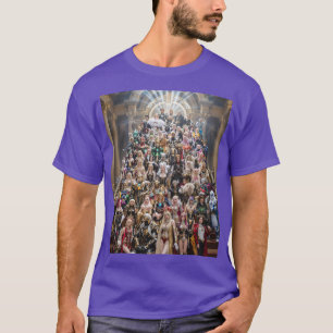 Verbazingwekkende Comic Con Cosplay Group Foto T-shirt
