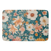 Verbazingwekkende delicate bloemen badmat (Voorkant)