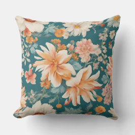 Verbazingwekkende delicate bloemen buitenkussen