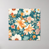 Verbazingwekkende delicate bloemen canvas afdruk (Voorkant)