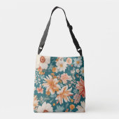 Verbazingwekkende delicate bloemen crossbody tas (Achterkant)