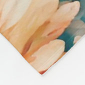 Verbazingwekkende delicate bloemen fleece deken (Hoek)