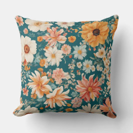 Verbazingwekkende delicate bloemen kussen