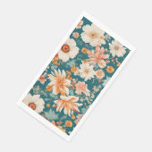 Verbazingwekkende delicate bloemen servet (Hoek)