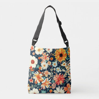 Verbazingwekkende delicate witte en weelderige rod crossbody tas