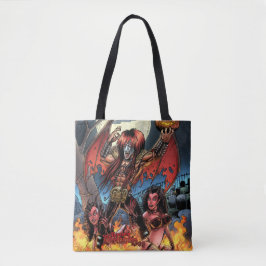 Verbazingwekkende Demon Boy Art Tote Bag