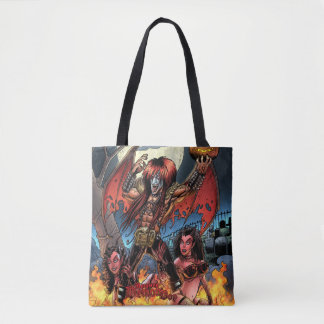 Verbazingwekkende Demon Boy Art Tote Bag