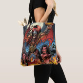 Verbazingwekkende Demon Boy Art Tote Bag (Dichtbij)