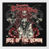 Verbazingwekkende demon Boy Rise van de het Venste Raamsticker (Vel)