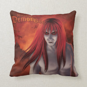 Verbazingwekkende DemonBoy Dawn of the Demon Pillo Kussen