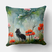 Verbazingwekkende dieren schattige kussen met worp (Achterkant)