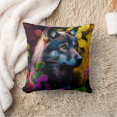 Verbazingwekkende dieren schattige kussen met worp (Deken)