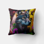 Verbazingwekkende dieren schattige kussen met worp (Achterkant)