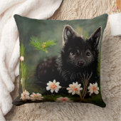 Verbazingwekkende dieren schattige kussen met worp (Deken)