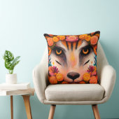 Verbazingwekkende dieren schattige kussen met worp (Stoel)