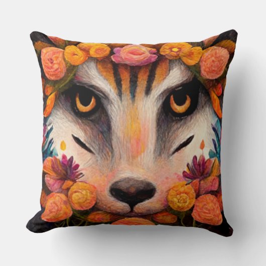 Verbazingwekkende dieren schattige kussen met worp (Voorkant)