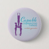 Verbazingwekkende dingen - Acrobat Gymnastics Butt Ronde Button 5,7 Cm (Voorkant)