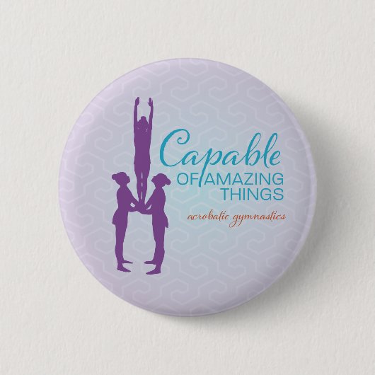 Verbazingwekkende dingen - Acrobat Gymnastics Butt Ronde Button 5,7 Cm (Voorkant)