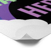 verbazingwekkende dingen gebeuren hier in het klas poster (Hoek)