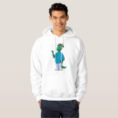 Verbazingwekkende dinosaurus met een echte hoogte. hoodie (Voorkant volledig)