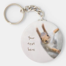 Verbazingwekkende eekhoorn sleutelhanger